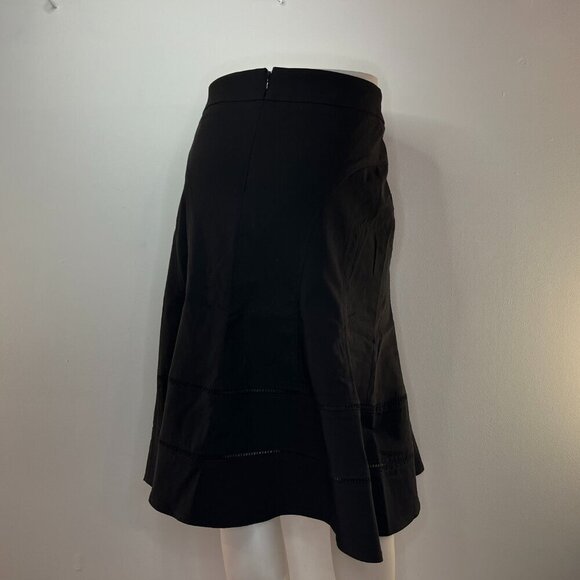 NANETTE LEPORE Women's Black Rayon Stretch Skirt - Size 6 - NWT - Picture 4 of 5